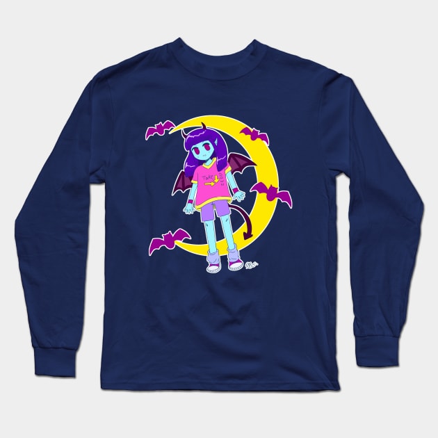 lil demon brat Long Sleeve T-Shirt by robinchan33